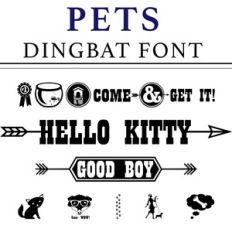 pets dingbat font