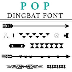 pop dingbat font