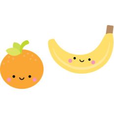 banana and orange - sweet summer