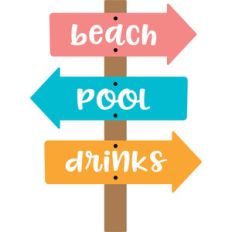 beach sign - sweet summer