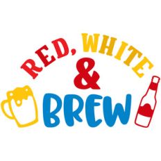 red, white and brew