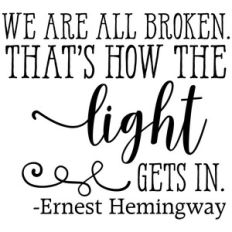 we are all broken quote