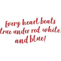 every heart beats blue... phrase