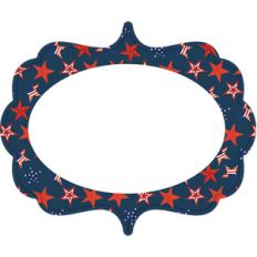 patriotic flat card