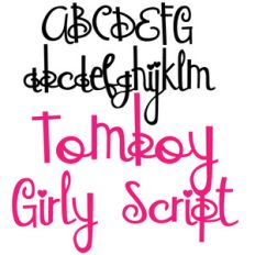 zp tomboy girly script