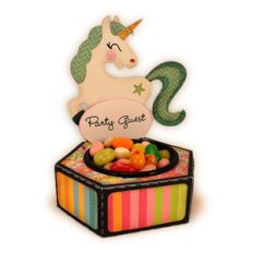 unicorn candy cup place card