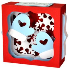 winter mittens gift card box