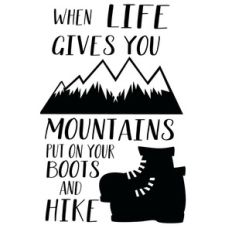 life give mountain hike