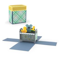 explosion box baby crib boy