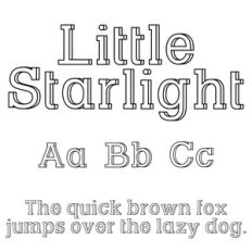 cg little starlight dfont