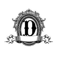ornate d monogram