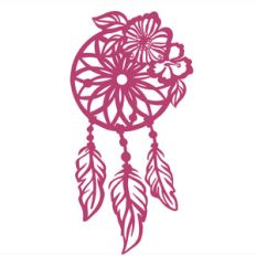 dream catcher with flowers