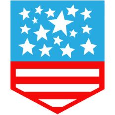 stars and stripes pocket