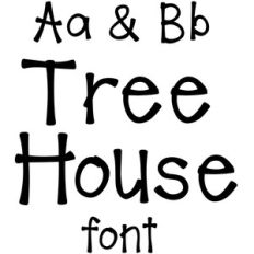 tree house font