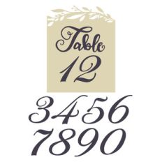 table number cards