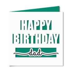 happy birthday dad card