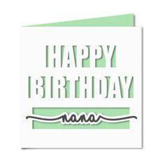 happy birthday nana card