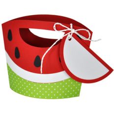 watermelon tote with tag