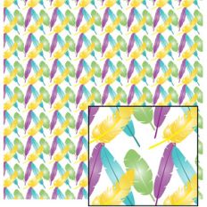 pastel feathers pattern