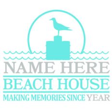 custom beach house sign