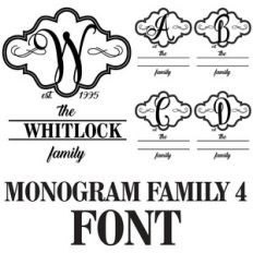 monogram family 4