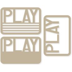'play' 4x6 life cards