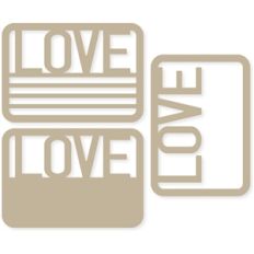 'love' 4x6 life cards