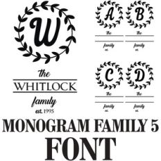 monogram family 5