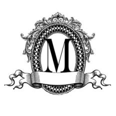 framed m monogram