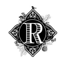 detailed r monogram