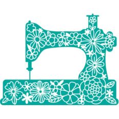 floral sewing machine