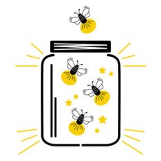 fireflies in the jar