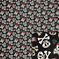 pirate skulls background paper