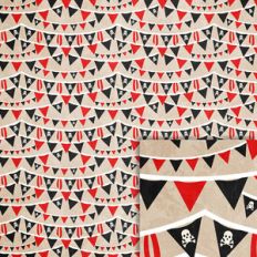 pirate banners background paper