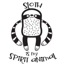 diddle daily - sloth is my spirit animal