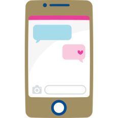 cell phone - hello