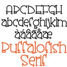 pn buffalofish serif