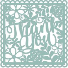 floral thank you