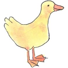 watercolor duck