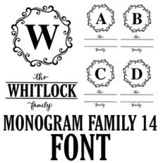 monogram family 14 font