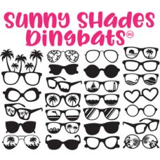 sg sunny shades dingbats