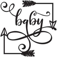 baby arrow frame