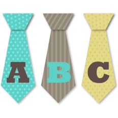 neck tie banners: a-c