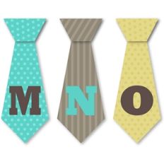 neck tie banners: m-o