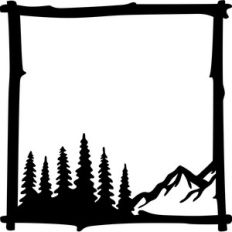 tree branch mountain frame