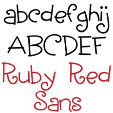 pn ruby red sans