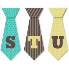 neck tie banners: s-u