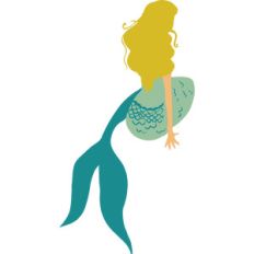 sitting mermaid