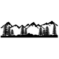 mountain border