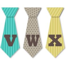 neck tie banners: v-x